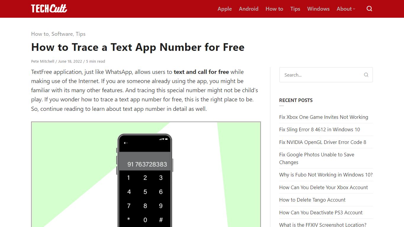 How to Trace a Text App Number for Free - TechCult